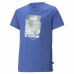 Kinder-T-Shirt met Korte Mouwen Puma Essentials+ Street Art Grap Blauw