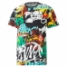 Heren-T-Shirt met Korte Mouwen Puma Graffiti Zwart