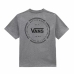 Kinder-T-Shirt met Korte Mouwen Vans Orbiter-B Grijs