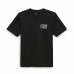 Kinder-T-Shirt met Korte Mouwen Vans Global Stack-B Zwart