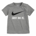 Tricou cu Mânecă Scurtă pentru Copii Nike Swoosh Jdi Ss  Gri