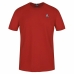 Herren Kurzarm-T-Shirt Le coq sportif Essentiels N°3 Rot