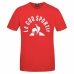 Heren-T-Shirt met Korte Mouwen Le coq sportif Bat Nº2 Rood Mannen