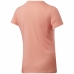 Camiseta de Manga Corta Mujer Reebok Workout Ready Supremium Rosa