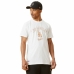 Camisola de Manga Curta Homem New Era MLB Metallic Grapich Print Dodger Branco