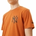 Tricou cu Mânecă Scurtă Bărbați New Era  New York Yankees Maro