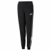 Children's Tracksuit Bottoms Puma Essentials+ Colorblock K Black