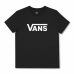 Dames-T-Shirt met Korte Mouwen Vans Drop V SS Crew-B Zwart