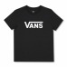 Női rövidujjú póló Vans Drop V SS Crew-B Fekete