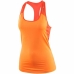 Dames Mouwloos T-shirt Reebok WOR Racerback LBTOP Oranje