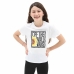 Camisola de Manga Curta Infantil Vans Sunlit Crew Branco