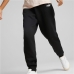 Joggebukser til voksne Puma ESS+ Embroidery High-Waist Dame Svart