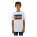 Camiseta de Manga Corta Niño Levi's Sportswea Blanco