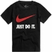 Camiseta de Manga Corta Infantil Nike Swoosh