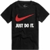 Tricou cu Mânecă Scurtă pentru Copii Nike Swoosh