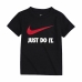 T-Shirt met Korte Mouwen voor kinderen Nike Swoosh