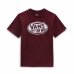 Kortærmet T-shirt til Børn Vans Classic OTW Mørkerød