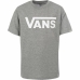 T-Shirt met Korte Mouwen voor kinderen Vans Drop V Donker grijs