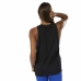 Ärmelloses Damen-T-Shirt Reebok Burnout Schwarz