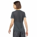 Dames-T-Shirt met Korte Mouwen Salomon Agile Donker grijs