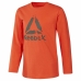 Camisola de Manga Comprida Criança Reebok Boys Training Essentials Laranja