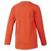 Dětské tričko s dlouhým rukávem Reebok Boys Training Essentials Oranžový