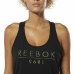 T-Shirt para Mulher sem Mangas Reebok 1895 Race Preto