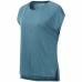 T-Shirt para Mulher sem Mangas Reebok Burnout Azul