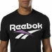 Kortarmet T-skjorte til Menn Reebok Classic Vector Svart