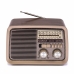 Přenosné rádio s Bluetooth Kooltech CPR POP Vintage Kaštanová