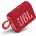 Dankzij de draagbare Bluetooth®-luidsprekers JBL JBLGO3RED Rood