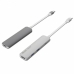 USB rozbočovač Silver HT 17123 Bílý/Šedý Tmavě šedá