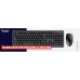 Tastiera e Mouse Wireless Trust Primo  Nero Monocromatica Inglese EEUU Qwerty US