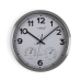 Horloge Murale Versa Blanc Aluminium (4 x 30 x 30 cm)