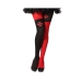 Calze da Costume Rosso/Nero