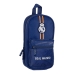 Rucksack mit Federtaschen Real Madrid C.F. Blau 12 x 23 x 5 cm