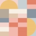 Nordic cover Decolores Weimar Multicolour 175 Threads 200 x 200 cm