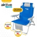 Vouwbare Stoel Aktive XXL Blauw Grijs (Refurbished C)