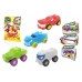 Coche de juguete Bandai Goo Jit Zu 12 x 6 cm Rojo