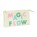 Kolme tõmblukuga pliiatsikarp Glowlab Kids Magic Flow Beež 22 x 12 x 3 cm