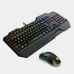 Tastiera e Mouse Gaming Krom Krusher RGB Nero