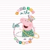 Colcha Peppa Pig Find Joy Multicolor