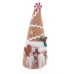 Kerstversiering Beige Multicolour Zand Weefsel Meisje 8 x 6 x 19,5 cm