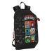 Rucsac Casual The Avengers Super Heroes Negru 22 x 39 x 10 cm Mini