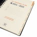 Agenda Finocam Tempus Azul Cuarto 15,5 x 21,7 cm 2024-2025