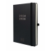 Diary Finocam Minimal Black A5 14 x 19 cm 2024-2025