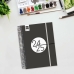 Agenda Finocam Negro 15,5 x 21,2 cm 2024-2025