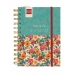 Agendă Finocam Garden Multicolor 1/8 12 x 16,4 cm 2024-2025