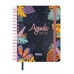 Agendă Finocam Talkual Wild Multicolor A5 15,5 x 21,7 cm 2024-2025