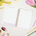 Agenda Finocam Moniquilla Garden Multicolour A5 15,5 x 21,2 cm 2024-2025